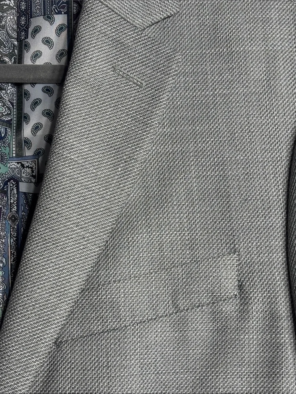 Van Heusen Studio Textured Two-Button Elbow Patches Sport Coat Jacket